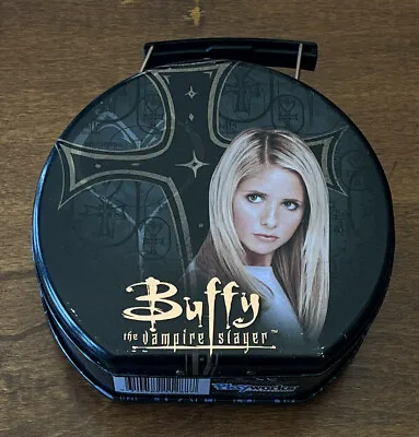 $35 • Buy *Rare* Buffy The Vampire Slayer Metal Small Round Lunch Box 2000