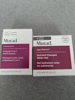 Murad Age Reform 0.25oz Water Gel-Murad  Prebiotic 4-in-1 MultiCleanser Hydratio • $10.99