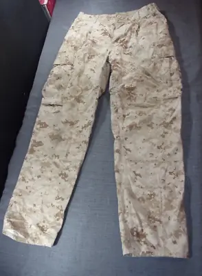 Usmc Us Marine Corp Desert Marpat Combat Tactical Cargo Pants Medium Regular • $40.49