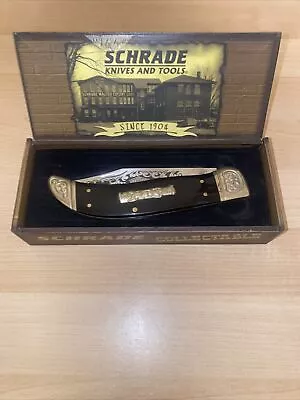 Schrade 2007 Scle 4.5” Blade Hand Made Knife Limited Issue In Case Collectable • $30