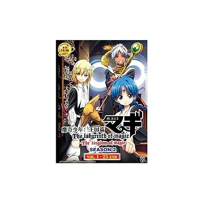 Magi:The Labyrinth Of Magic Season 2 - Vol.1-25 End (with English Sub) • $27.95