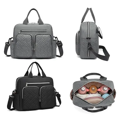 Mummy Changing Bag Weekender BagShoulder Travel Bag Hospital Handbag Nappy Baby • £12.99