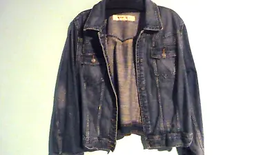 Mossimo Denim Distressed Jacket Size Xl • $17.99