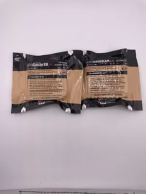 2X HemCon ChitoGauze Chito Gauze XR Pro Exp 2027 Z-Folded Vacuum Packed • $52.95