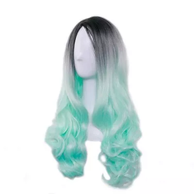 Sexy 26  Lady Long Natural Hair Full Wavy Wigs Lolita Cosplay Daily Party • $14.39