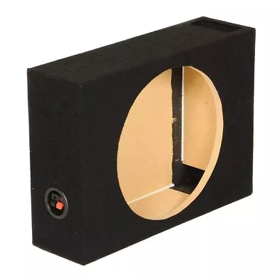 Qpower Single 12″ 12 Inch Vented Shallow Mount Empty Woofer Enclosure Sub Box • $48.39