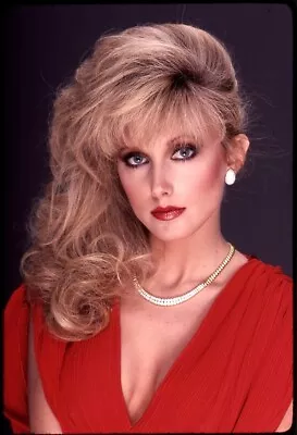 LR36A-18 MORGAN FAIRCHILD Original 35mm Slide  FLAMINGO ROAD  TV ACTRESS 1980 • $9.99