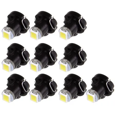 10x White T3 Neo Wedge LED Bulb A/C Climate Control Instrument Cluster Light • $8.62