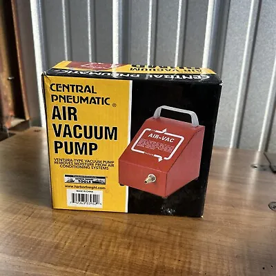 Central Pneumatic Venturi-Type Air Vacuum Pump 03952 • $25