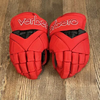 Verbero Mercury Pro Hockey Gloves Red HG 80 Ultralon Sniper Grip Clean Nice • $27.80