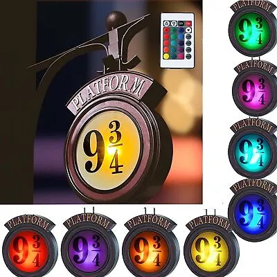 Harry Potter Hanging 9 3/4 Night Light Wall Light Decoration Lamp Gift For Kids • £15.99