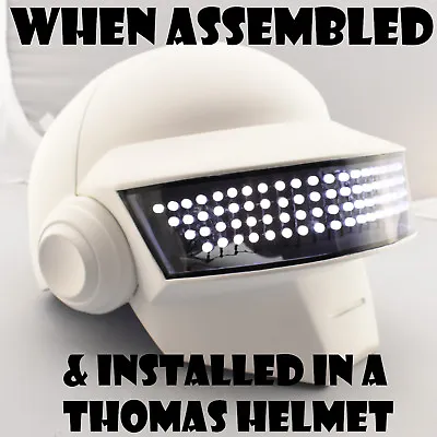 Daft Punk Guy/Thomas TRON DIY LED Kit - White - Assembly Required • $95