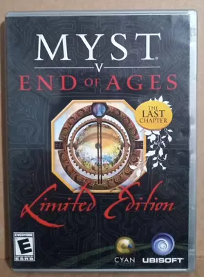 Myst V-End Of Ages -- Limited Edition (Windows/Mac) --3 Disc Set • $9