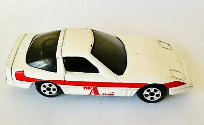 Vintage 1983 Ertl - A-TEAM 1:64 Diecast White Replica CHEVROLET CORVETTE • $20