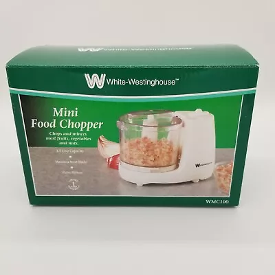 White-Westinghouse Electric Mini Food Chopper Model WMC100 - Brand New NOS! • $12.95