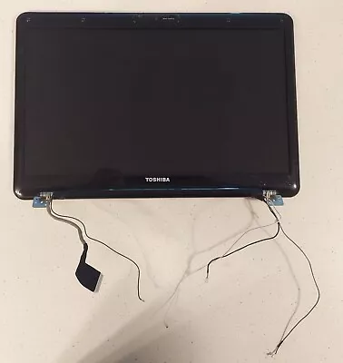 Toshiba Satellite L505d-gs6000 16  Laptop Lcd Screen Assembly W/ Hinges/web Cam • $62.99