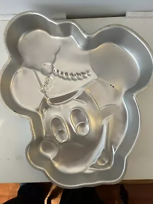 Wilton Disney Mickey Mouse Cake Pan Used Bandleader Face With Instructions • $10