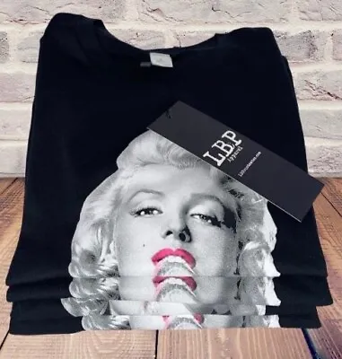 I Love Miami- Marilyn Monroe Black Graphic Tee • $12