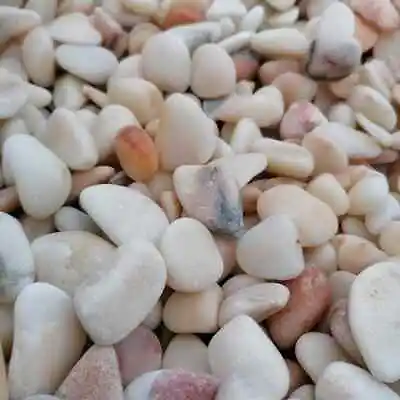 Decorative White Pink Stones / Pebbles  *** HOME & GARDEN  ** AQUARIUM • £4.99