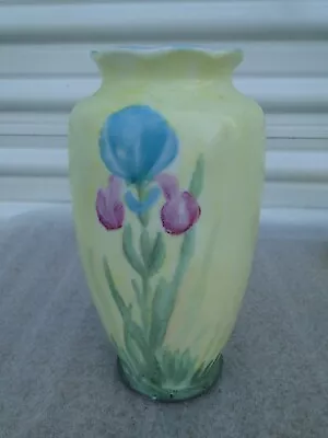 Handpainted Czechoslovakia Vase Flowered Epiag Royal #4415 • $24.99