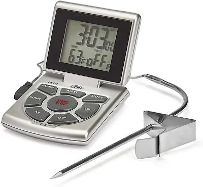 £20 • Buy Leave-in Probe Cooking Thermometer With Timer And Clock, -10 To +200 C