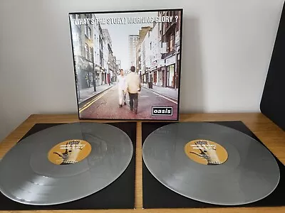 OASIS - WHAT'S THE STORY MORNING GLORY Limited Edition SILVER Vinyl • £45