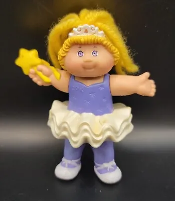 Cabbage Patch Kids Mini Dolls Miniature Vintage 1984 Baby Ballerina With Crown • $10