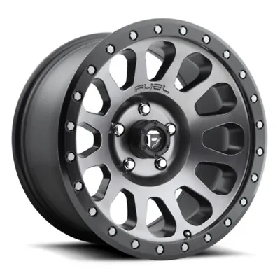 Fuel  D601 Vector 18x9 5x150 Matte Gun Metal Black Bead Ring Wheel 18  20mm • $376