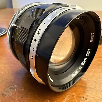 Vintage Canon 50mm F 1.4 FL Standard Prime Lens With Caps • $30