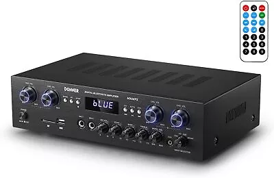 Donner MAMP5 Bluetooth HiFi Power Amplifier Receiver 4 Channel Audio Amp 1000W • $89.99