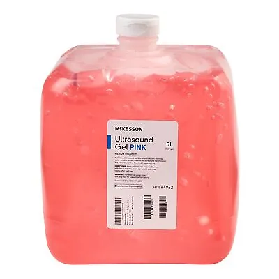 McKesson Ultrasound Gel Pink 5 Liter Jug 4962 (1 Each) • $26.99