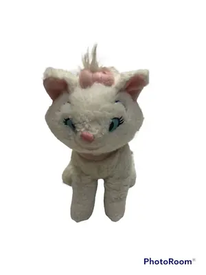 EUC Disney Aristocats Marie White Cat Kitty Plush Soft Toy Doll 8  Collectible • $7