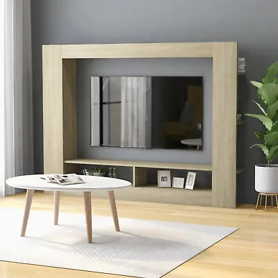 £84.80 • Buy Large TV Unit Modern Wall Mounted Lounge Display Cabinet Media Storage Stand NEW