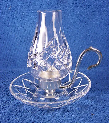 TWO Piece Waterford Crystal Finger Candle Lamp - Lismore Pattern • $60