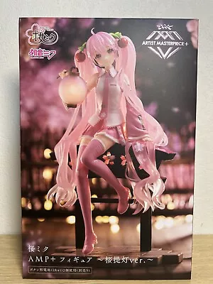 Hatsune Miku  Sakura Miku  AMP Figure Sakura Lantern Ver TAITO From JAPAN • $26