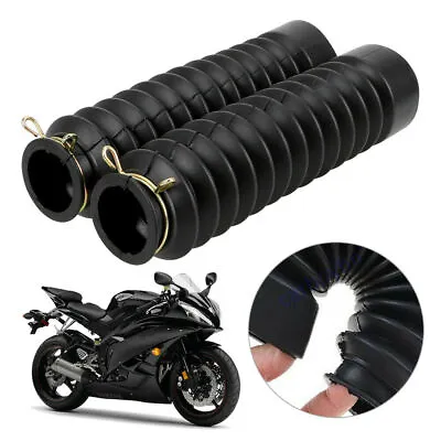 2 Pcs Fork Suspension Shock Cover Dust Shield Boots For Dirt Bike Motorcycle US • $9.69