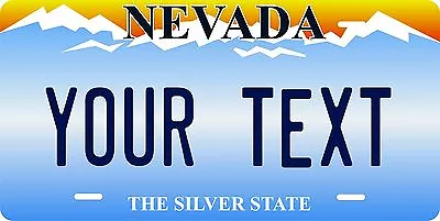 Nevada 2001 License Plate Personalized Custom Auto Bike Motorcycle Moped Key Tag • $11.35