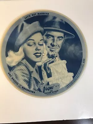 Vogue Picture Record R780 Touch Me Not/Let's Get Married 78 RPM Art Kassel Disk • $26.99