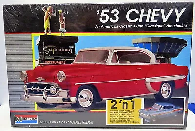 '53 Chevy Bel-Aire Hardtop Monogram 2781 1/24 Scale 2 'n 1 Plastic Model Kit • $29.95