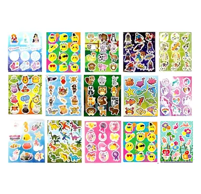 £1.29 • Buy Childrens Party Bag Stickers Sticker Sheets Fillers- Different Designs To Choose