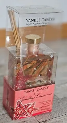 Yankee Candle Sparkling Cinnamon Highly Fragranced Reed Diffuser Christmas 3 Oz  • £28.94