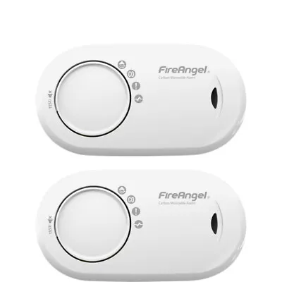FireAngel FA3820-T2 Carbon Monoxide Alarm - White (Pack Of 2) • £26.99