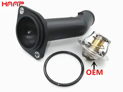Engine Coolant Thermostat Housing Cover W/ Oring & Thermostat For Audi TT VW • $18.39
