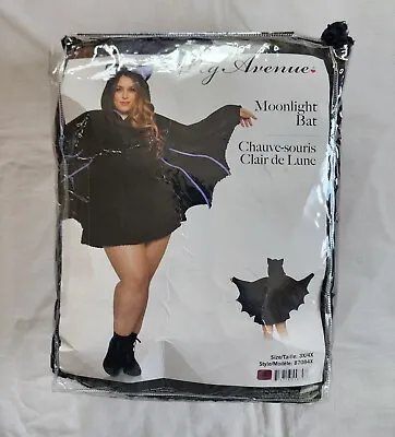 Leg Avenue 87084X Moonlight Bat Womens Halloween Cosplay Costume Size 3X/4X New • $95