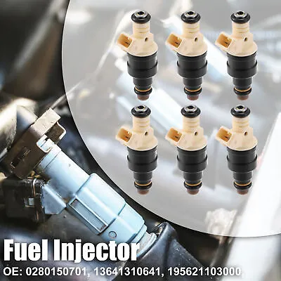 6pcs 0280150701 Fuel Injector For BMW E36 M3 3.0L 1992-1995 For M5 E34 3.6L • $49