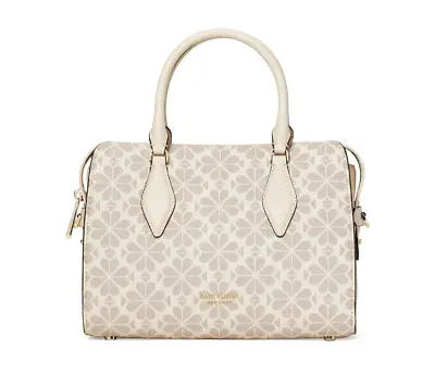 New Kate Spade Spade Flower Monogram Medium Satchel Parchment Multi • $159.90