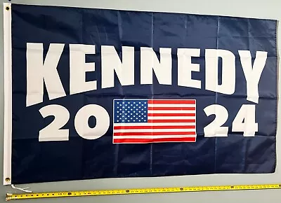 KENNEDY FLAG FREE USA SHIP Robert Kennedy 2024 B USA Democrat America Sign 3x5' • $19.75