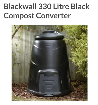 £56.99 • Buy 330L Compost Bin / Composter Converter - Black