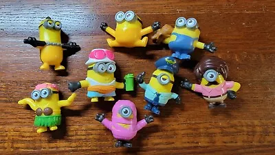 Despicable Me Minions 2  Figures 2019 McDonald's Lot Of 8 • $1.99