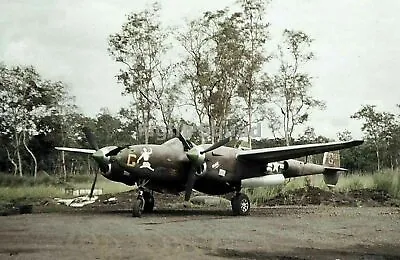 WW2 Picture Photo New Guinea May 1944 P-38J Lightning Pilot Fotheringham 2482 • $5.95